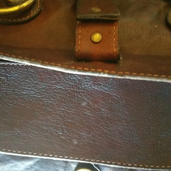 Mania Brown Leather Tote - Picture 7 of 9